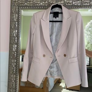 Ted Baker Blush Pink Blazer w/ rose gold buttons